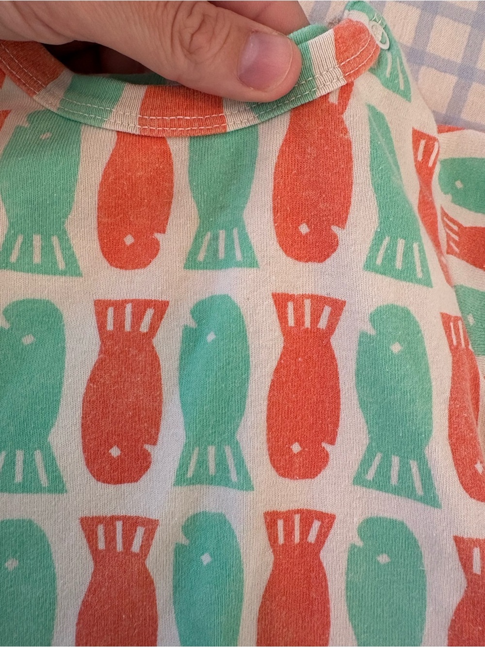 Bobo Choses Baby Bodysuit in Fish Print - Picture 2 of 5